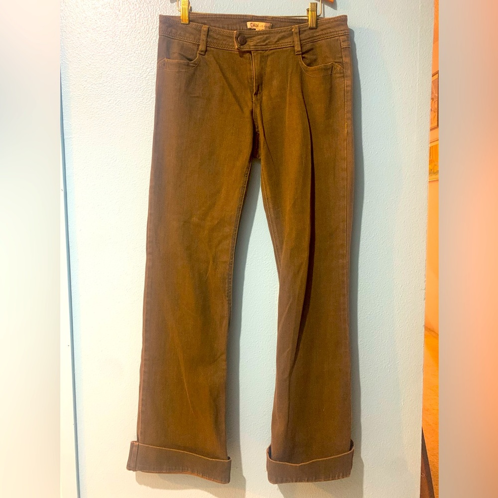 Cabi Jeans. Brown. Size 4. Gently worn.